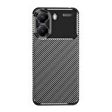 Xiaomi Poco X7 Pro Kılıf Focus Carbon Silikon Kapak