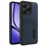 Realme Note 50 4g Kılıf Sara Kartvizitli Deri Kılıf - Lacivert