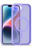Fuchsia iPhone 16E ile Uyumlu Jota Kablosuz Şarj Özellikli Kapak - Lila