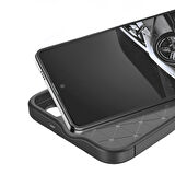 Samsung Galaxy S25 Plus Kılıf Focus Carbon Silikon Kapak