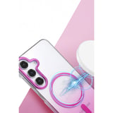 Newface Samsung Galaxy S24 FE Glossy Magsafe Kapak - Mor