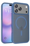 Fuchsia iPhone 17 Pro ile Uyumlu Jota Kablosuz Şarj Özellikli Kapak - Lacivert