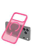 Fuchsia iPhone 17 Pro ile Uyumlu Jota Kablosuz Şarj Özellikli Kapak - Rose