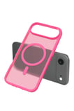 Fuchsia iPhone 17 Air ile Uyumlu Jota Kablosuz Şarj Özellikli Kapak - Rose