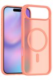Fuchsia iPhone 17 Air ile Uyumlu Jota Kablosuz Şarj Özellikli Kapak - Turuncu