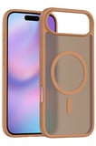 Fuchsia iPhone 17 Air ile Uyumlu Jota Kablosuz Şarj Özellikli Kapak - Çöl Titanyum