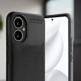 Newface Auto Focus Honor 400 Karbon Kılıf - Siyah