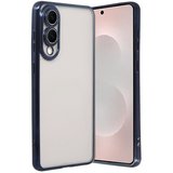 Samsung Galaxy S25 Edge Kamera Korumalı Lensli Silikon - Lacivert