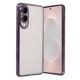 Samsung Galaxy S25 Edge Kamera Korumalı Lensli Silikon - Mor