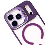 iPhone 17 Pro Kılıf Remim Magsafe Lensli Kamera Standlı Kapak