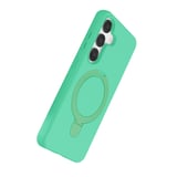 Newface Samsung Galaxy S25 Regal Magsafe Standlı Kapak - Yeşil
