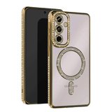 Samsung Uyumlu Galaxy S25 Fe Joke Simli Magneticsafe Kılıf - Gold