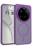 Fuchsia Xiaomi Mi 15 Ultra ile Uyumlu Jota Kablosuz Şarj Özellikli Kapak - Derin Mor