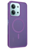 Fuchsia Xiaomi Redmi 15C 4G ile Uyumlu Jota Kablosuz Şarj Özellikli Kapak - Derin Mor