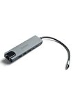 Dark 6sı 1 Arada USB 3.2 Gen 1 Type-C to Ethernet - HDMI Çoklayıcı