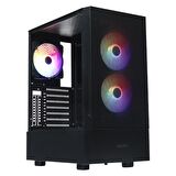 Dark DKCHGT 3x12cm FRGB Fan, USB3.0, Akrilik Yan Panel, Ön Mesh ATX Oyuncu Kasası