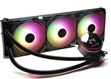Dark Freezer W362 2025 Edition 360mm 3x12cm ARGB LED Fan + Sıcaklık Göstergeli Pompalı, 300W TDP, LGA1700 - AM5 Uyumlu Sıvı Soğutma Sistemi (DKCCW362)