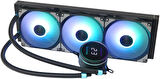 Dark Freezer W362 2025 Edition 360mm 3x12cm ARGB LED Fan + Sıcaklık Göstergeli Pompalı, 300W TDP, LGA1700 - AM5 Uyumlu Sıvı Soğutma Sistemi (DKCCW362)