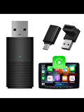 Dark Mini Pro Araç Kiti Apple Cihazlar İçin Kablosuz Apple Carplay Adaptör Wirelles Carplay Çevirici