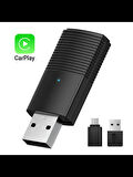 Dark Mini Pro Araç Kiti Apple Cihazlar İçin Kablosuz Apple Carplay Adaptör Wirelles Carplay Çevirici