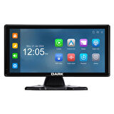 Dark 10.36" IPS Apple CarPlay & Android Auto / AirPlay, Android Cast Ekran Yansıtma, 360° Panaromik Sistem 4 Kameralı Torpido Üstü Araç Ekranı