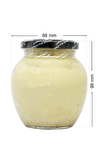 LAÇOKO  350 Gram Şekersiz, Katkısız, Glutensiz, Doğal Az Kavrulmuş (ÇİĞ) Parçacıklı Ballı Yer Fıstığı Ezmesi (350 Gram)