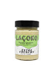 LAÇOKO 320 Gram Sekersiz, Katkisiz, Glutensiz, Vegan Az Kavrulmus (ÇIG) Parçacikli Extra Crunchy Fistik Ezmesi (320 Gram)
