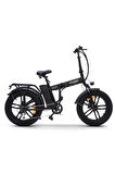 SKYJET Nitro Pro Kalın Tekerli Elektrikli Bisiklet Siyah E-Bike