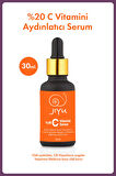Jiyu C Vitamini Aydınlatıcı Cilt Bakım Serumu + Jiyu Leke Karşıtı Cilt Tonu Eşitleyici Arbutin Serum 2'li Cilt Bakım Seti 2x30 ml.