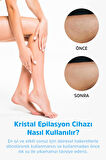 Jiyu Crystal Eraser Epilasyon Aleti Tüy Silgisi Tüy Alıcı Fiziksel Kristal Epilatör