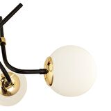 Dragon 4Lü Siyah Gold Modern Genç Odası Yatak Odası Retro Salon Avize 