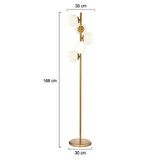 Uzel 5Li Eskitme Modern Tasarım Metal Lambader