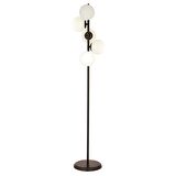 Uzel 5Li Siyah Modern Tasarım Metal Lambader