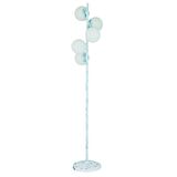 Uzel 5Li Beyaz Patinalı Modern Tasarım Metal Lambader