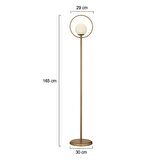 Soho Eskitme Modern Tasarım Metal Lambader