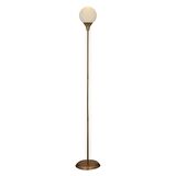 Damla Eskitme Beyaz Camlı Modern Tasarım Metal Lambader