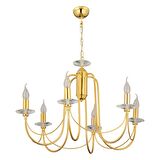 Colmar 6Lı Gold Kaplamalı Modern Yatak odası Salon Avize 