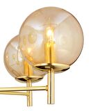 Minar 5Li Gold Kaplama Modern Yatak odası Salon Avize 