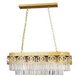 Varnum Eskitme Kristalli Taşlı Modern Tasarım Yemek Masası Üstü Kristal Salon Avize