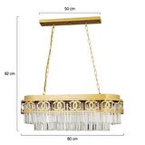 Varnum Eskitme Kristalli Taşlı Modern Tasarım Yemek Masası Üstü Kristal Salon Avize