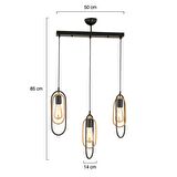 Lotus 3Lü Sıralı Eskitme Modern Sarkıt Mutfak Yatak odası Salon Sarkıt Avize 