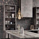 Bien Tekli Eskitme Modern Sarkıt Mutfak Salon Sarkıt Avize 