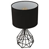 Bien Siyah Modern Tasarım Salon-Oturma Odası Retro Abajur