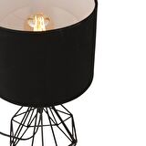 Bien Siyah Modern Tasarım Salon-Oturma Odası Retro Abajur