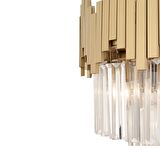 Navona Eskitme  Kristalli, Taşlı Modern Tasarım Kristal Salon Avize