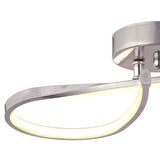 Vetto Krom 38 Watt Plafonyer 3 Renkli Ledli Modern Mutfak Banyo Led Salon Sarkıt Avize