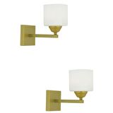 Apliqa Minel Metal Modern Yatak Odası Duvar - Yatak Başı Gold 2'li Aplik 