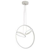 Acosta Beyaz Sarkıt 44 Watt Sarkıt 3 Renkli Ledli Modern Mutfak Banyo Led Salon Sarkıt Avize