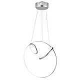 Acosta Krom Sarkıt 44 Watt Sarkıt 3 Renkli Ledli Modern Mutfak Banyo Led Salon Sarkıt Avize