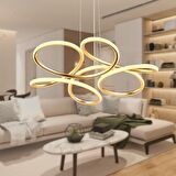 Aldo Gold Sarkıt 140 Watt Sarkıt 3 Renkli Ledli Modern Mutfak Banyo Led Salon Sarkıt Avize